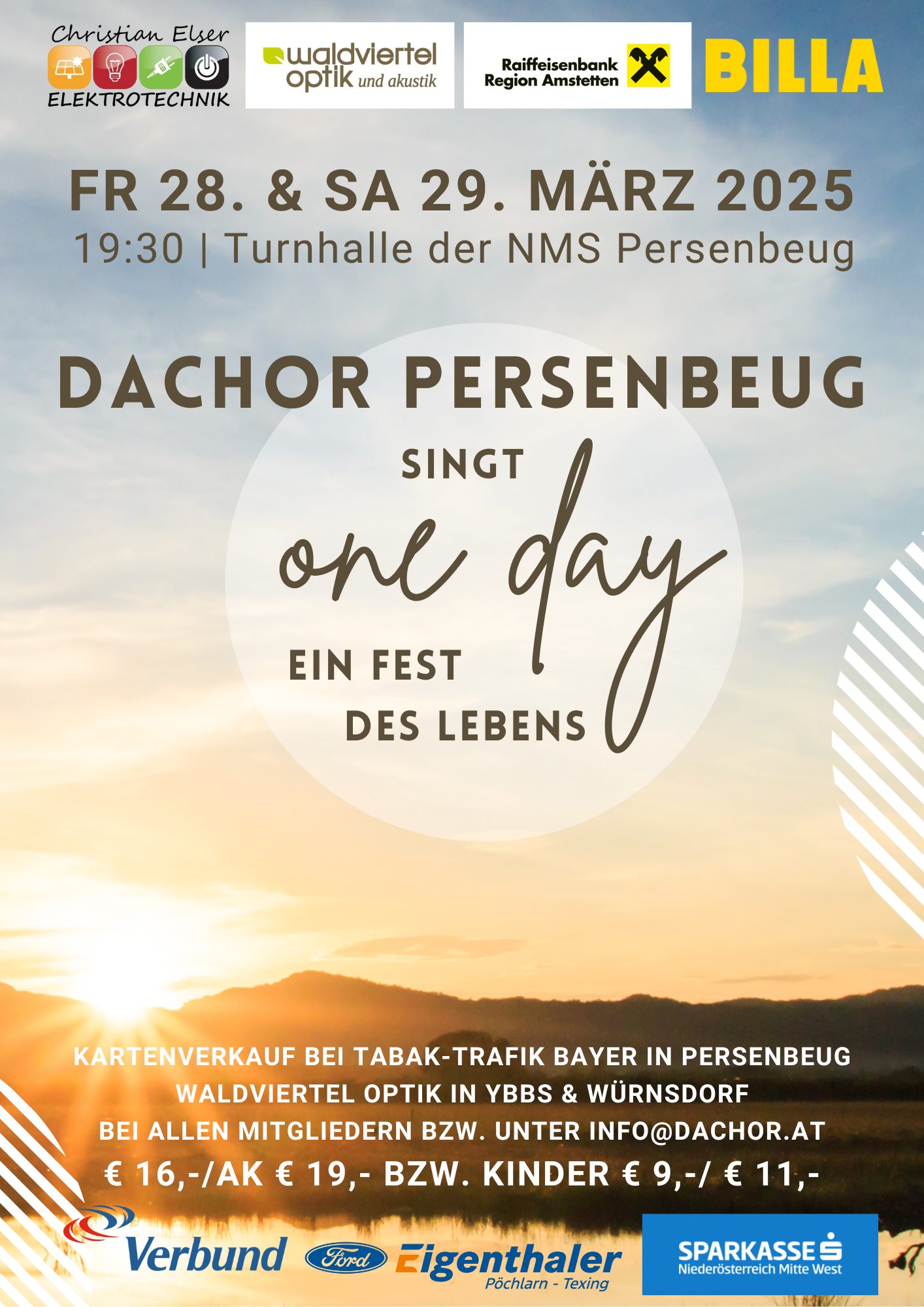 One day - Ein Fest des Lebens